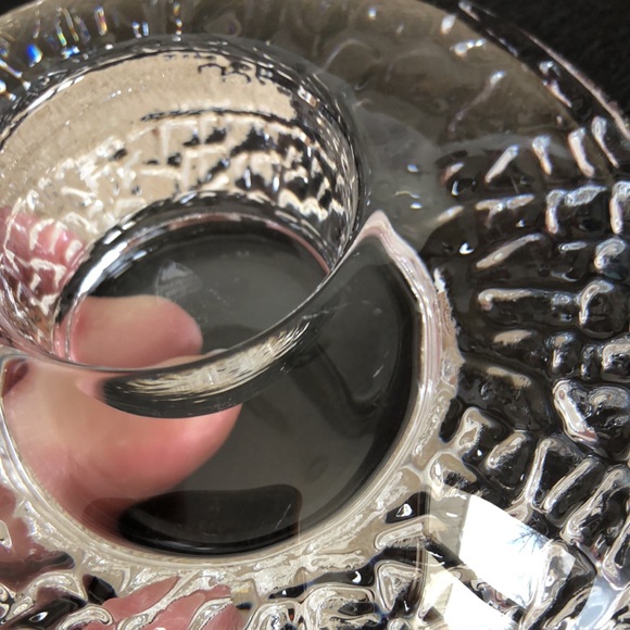 Orrefors Sweden Crystal Discus Votive Candle Holder - Picture 10 of 13